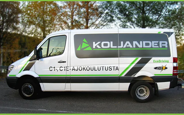 C1 kortti kuorma-autolla